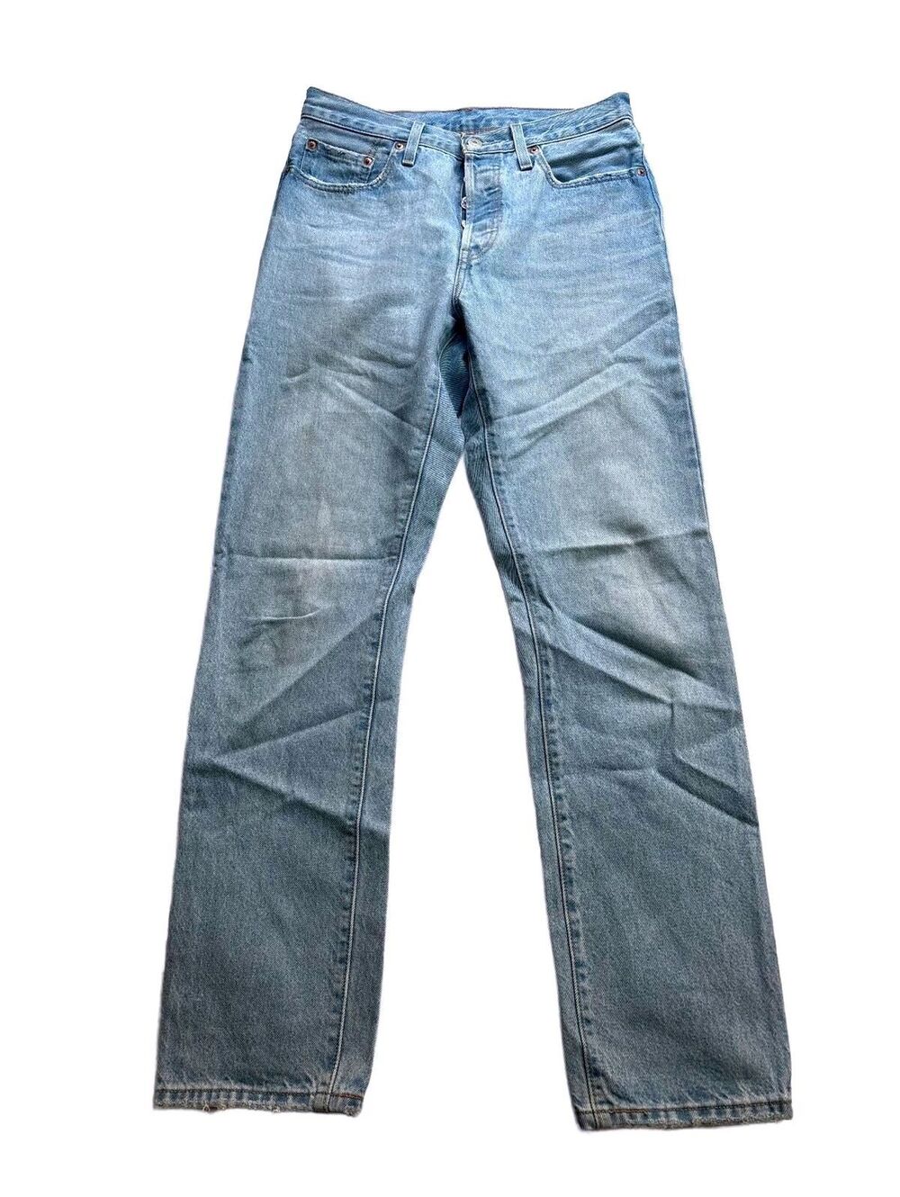 LEvi's Premium 501 Original Fit Jeans Luxor Last Light Wash Y2K 28x32